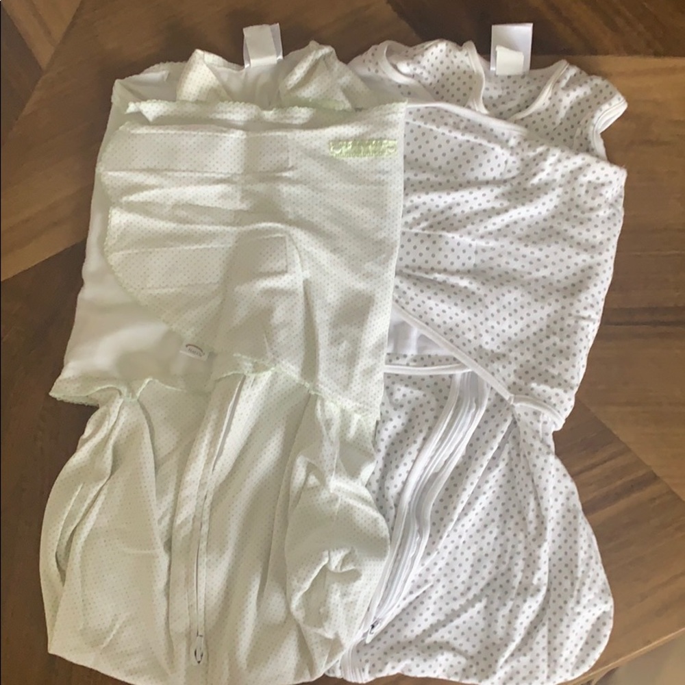Two Halo sleep sack swaddles, size small